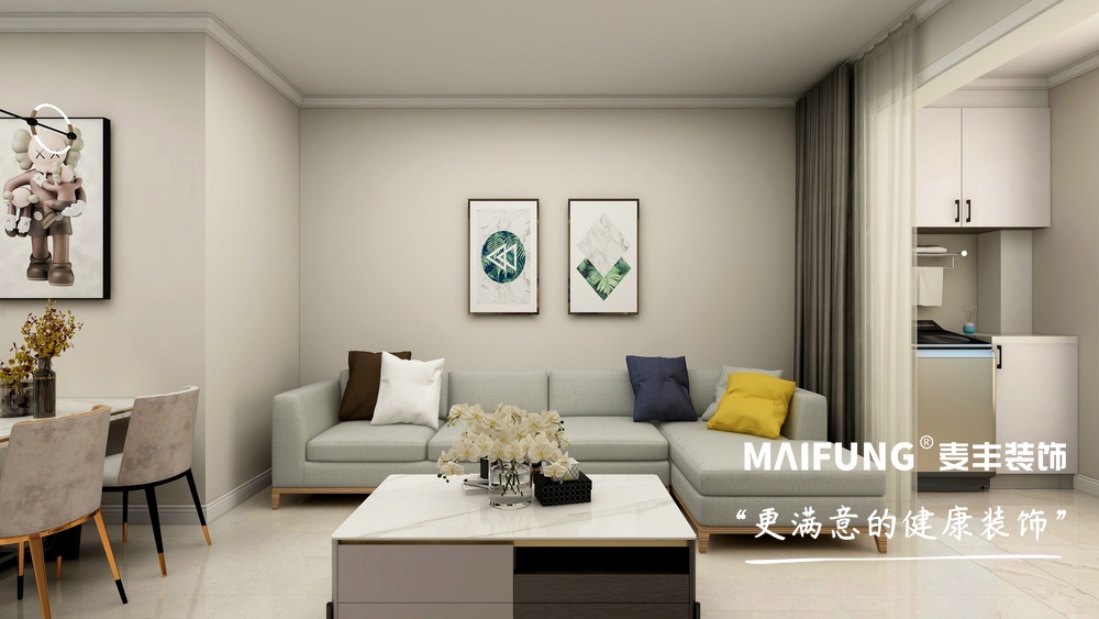 天一仁和·印象装修效果图欧式风格设计案例 沙发背景墙