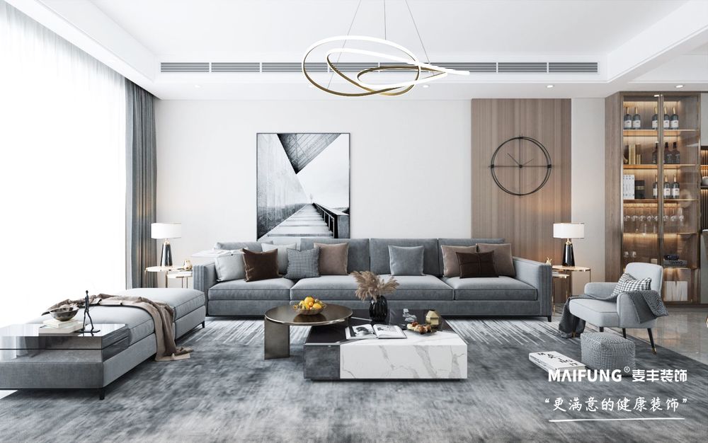 青特小镇叠墅简约风格装修方案