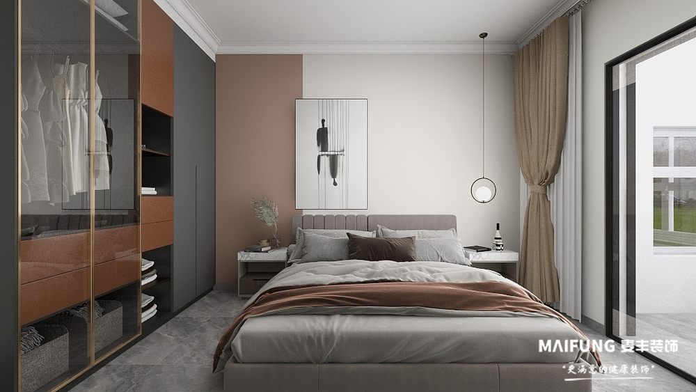 主卧.jpg 青铁畅意城三室98m²装修实景图.jpg