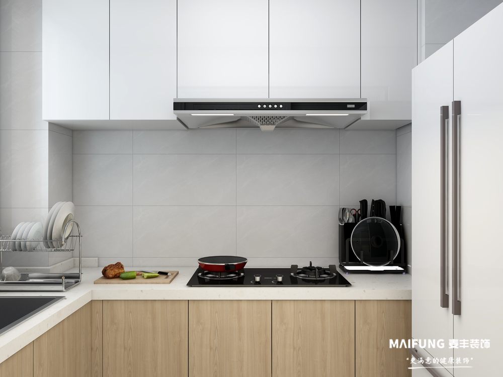 厨房.jpg 衡山学府装修实景图北欧风格设计案例