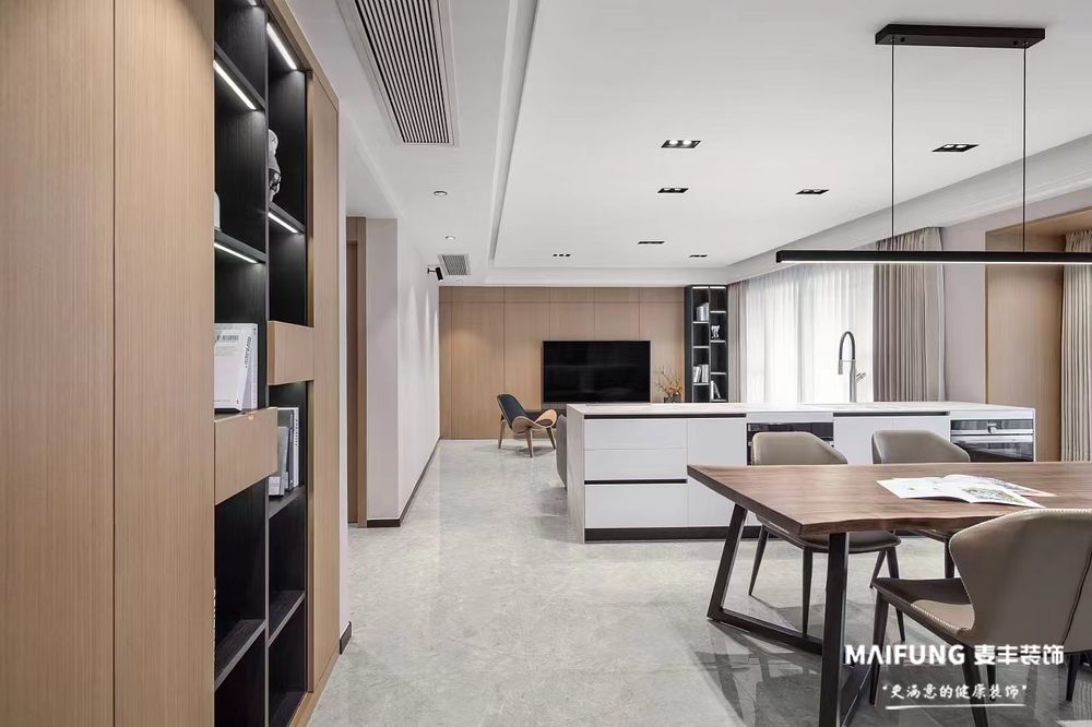 鑫江花漾里装修实景图现代简约风格设计案例.jpg
